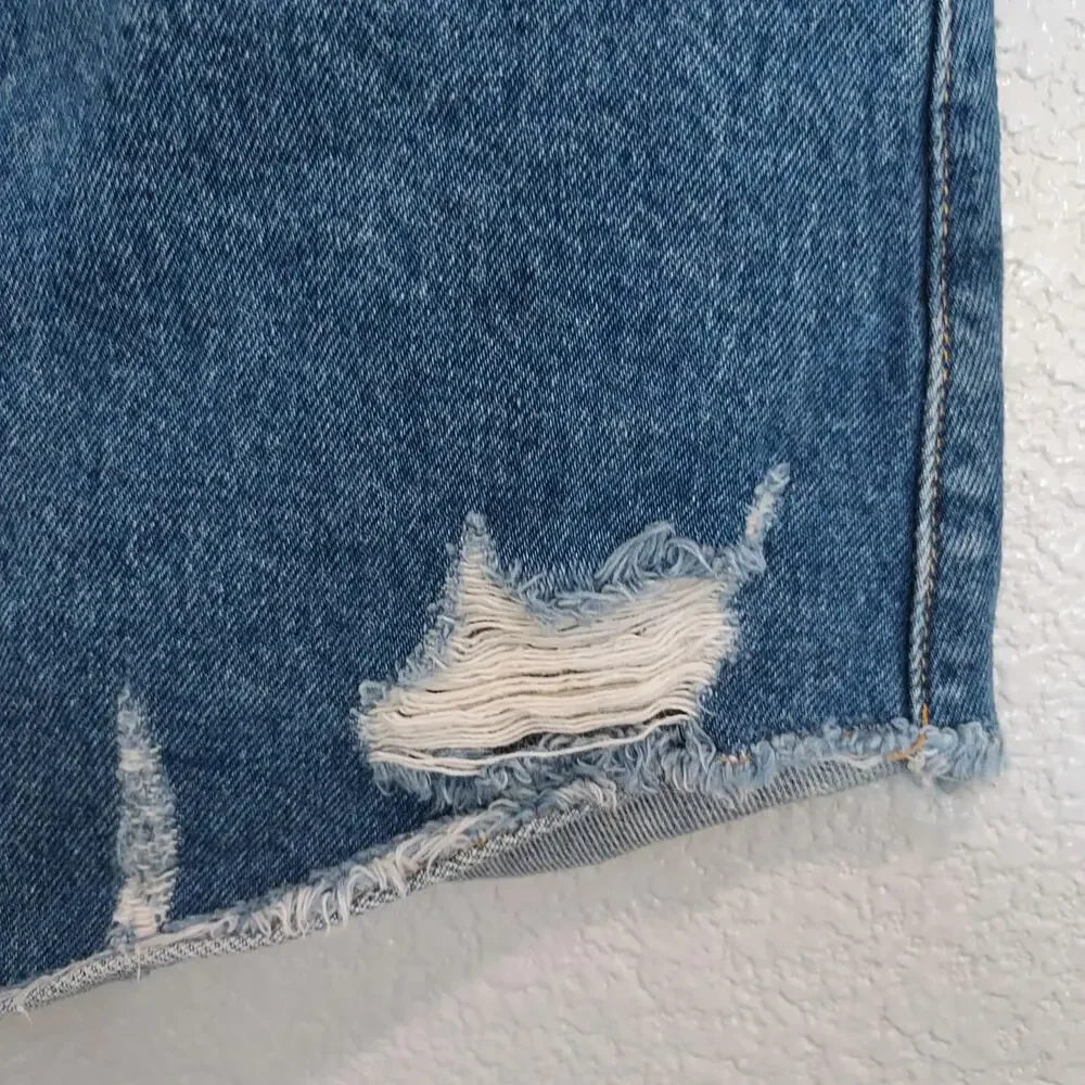 Carmar Denim Distressed Skirt Size 25